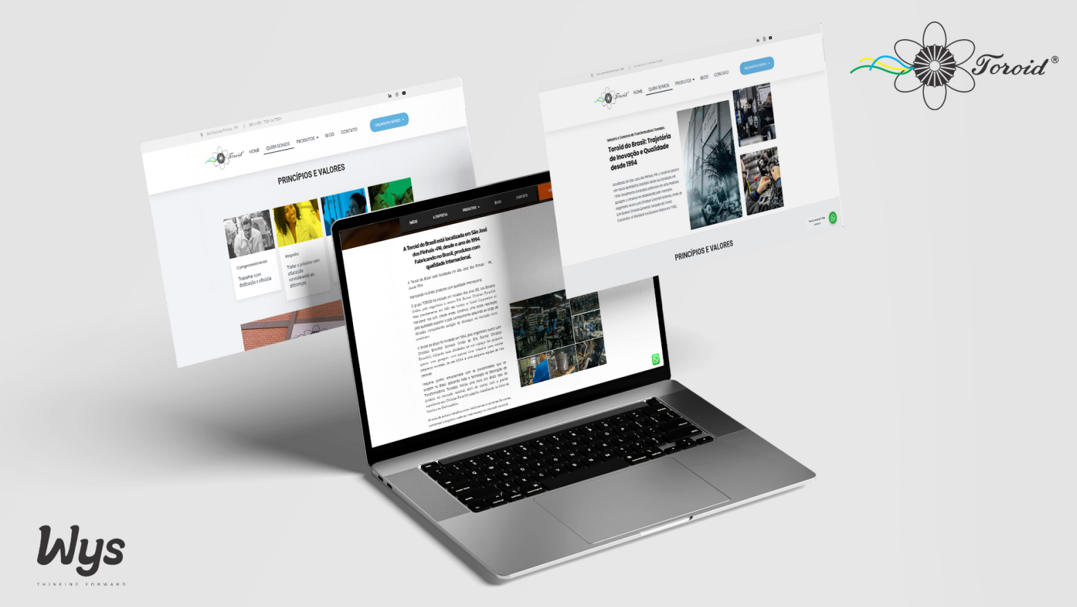Toroid - Redesigning the Website for Enhanced Usability and SEO - Orlando Marketing Agency - Wys